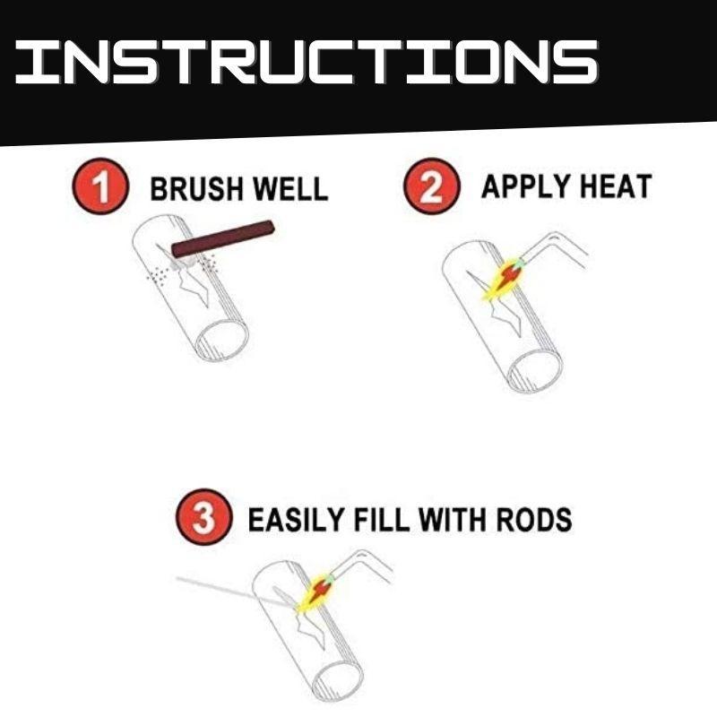 Quick Fix Welding Flux-Cored Rods